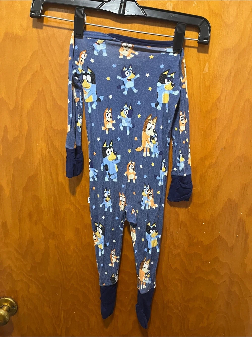 Little Sleepies Bluey Print Footed One-Piece